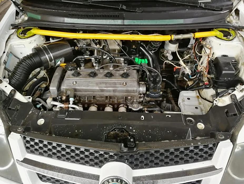 Geely мойка двигателя