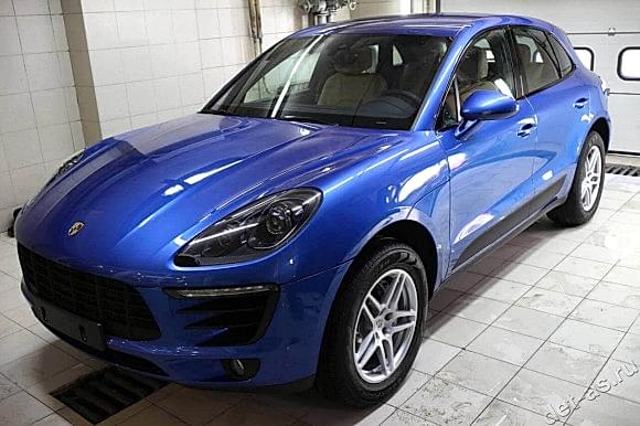 Защитная-антигравийная Пленка SunTek PPFcoat ultra, nano polish +ceramic PRO 9H 2 слоя+ceramic PRO Light на Porsche macan.